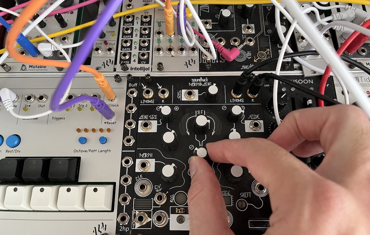 Morphagene in my eurorack setup